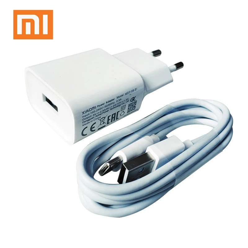 

Original Xiaomi Redmi Note 7 k20 Pro Fast Charger QC3.0 Adapter Type C Cable 12V 1.5A Quick Charge For Mi 9 8 SE 6 A1 A2 Mix F1