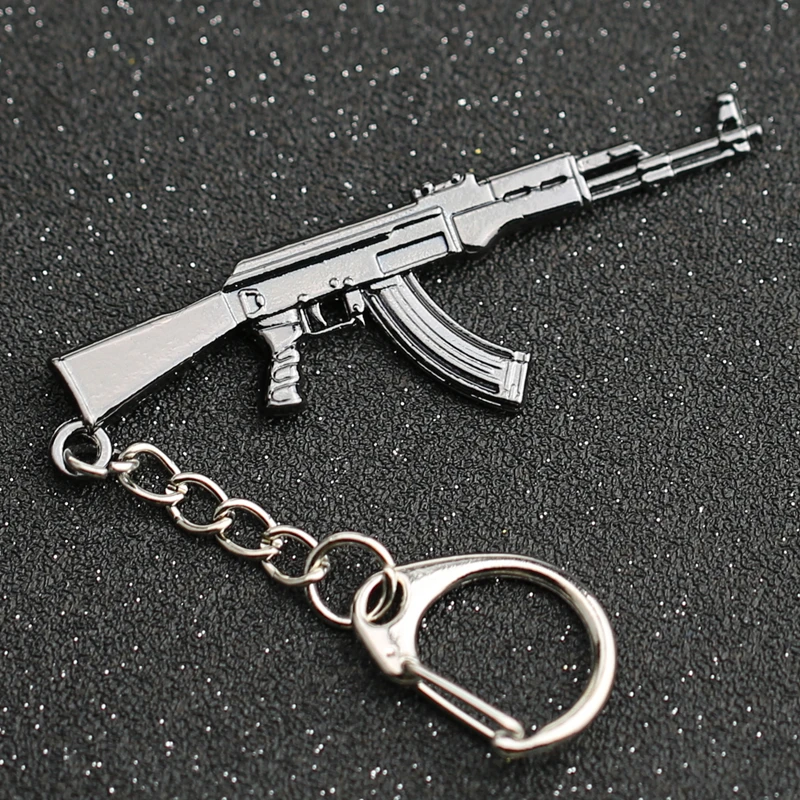 CS GO CSGO CF брелок АК 47 винтовка пистолет оружие счетчик удар крест огонь AK47 AK-47 брелок для ключей кольцо PUBG ювелирные изделия оптом
