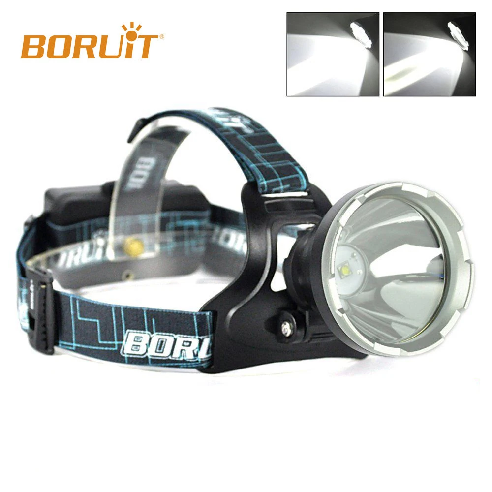 BORUiT 6000лм умный B10 XM-L2 светодиодный 3 режима налобный фонарь для охоты кемпинга рыбалки Головной фонарь светильник водонепроницаемый