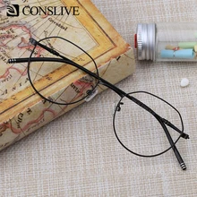 Женские большие очки оправа для миопии круглые очки для Близорукость нулевой диоптрий поддельные очки Оптические очки Рамка 3090