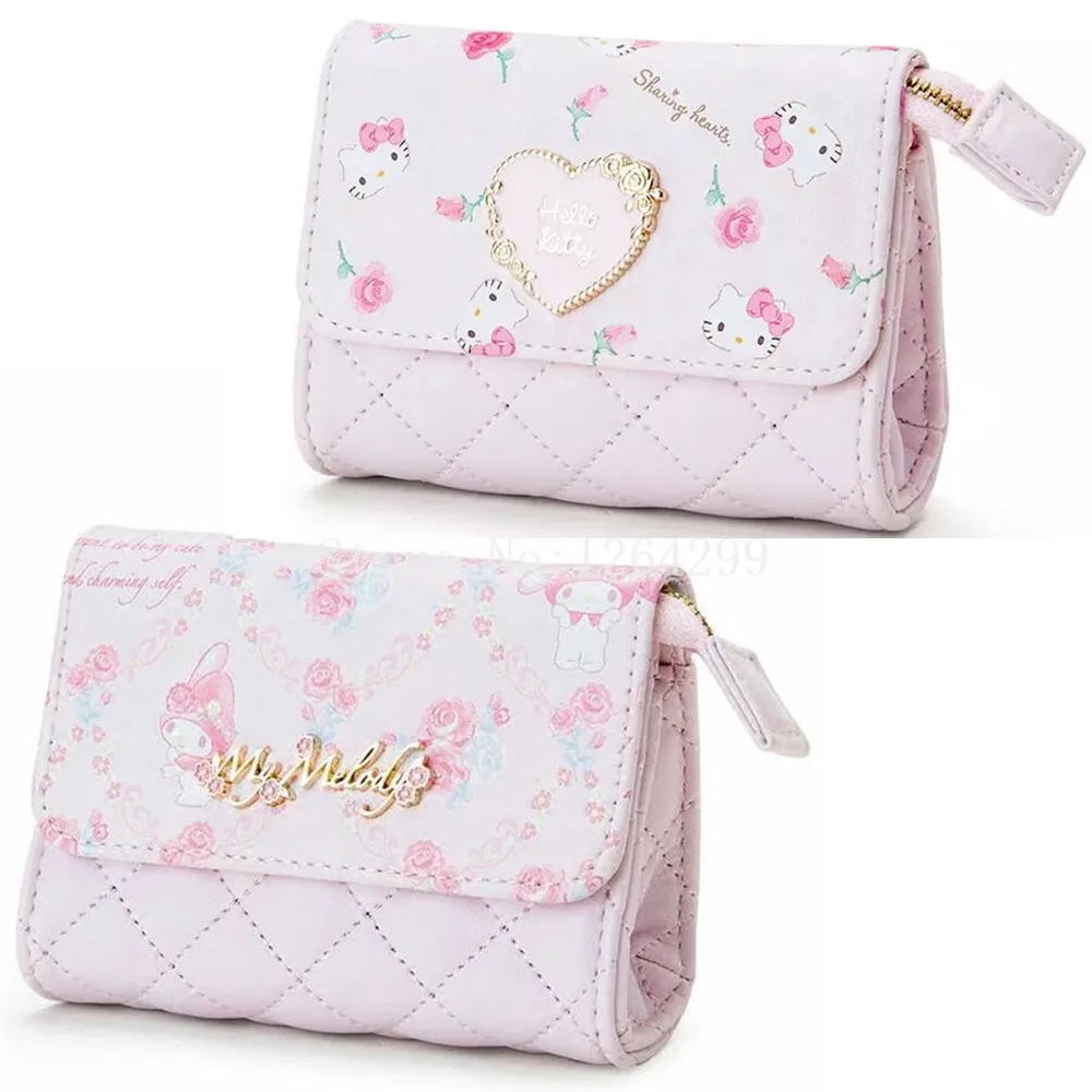 

New Fashion Hello Kitty My Melody Girls Kids Small PU Coin Purse For Children Gifts