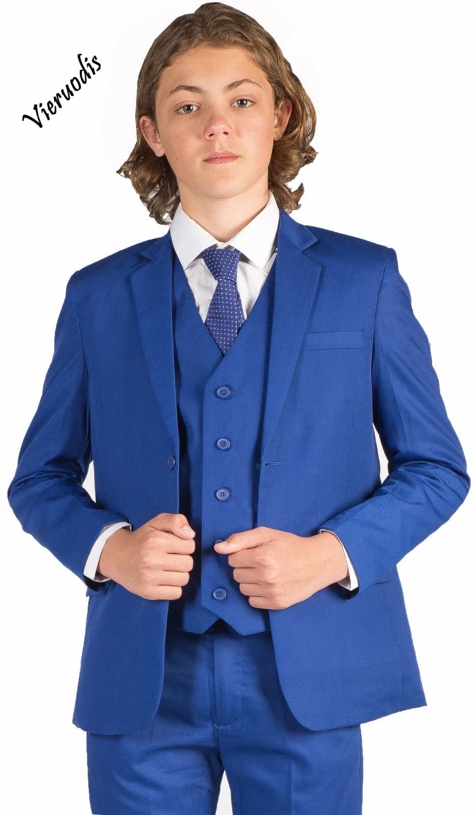 Костюмы для мальчиков синий костюм для мальчиков праздничный костюм для выпускного бала вечерние костюмы из 3 предметов