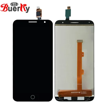 

BKparts 5pcs Tested For Alcatel One Touch Fire E 6015 6015A 6015E LCD Display Touch Screen Glass Digitizer Assembly