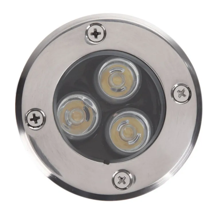 Livre à Prova Emissor de Luz ao ar 85 Passo Levou Rodada Luzes Led Subterrâneo d' Água-265 v Deck Diodo Branco Quente 6 3 w Ip68 9 2 Luzes e Iluminação