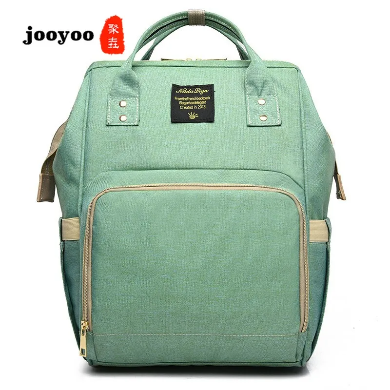 

New Large-capacity Mummy Bag Multi-function Mother Out Maternal and Child Package Pregnant Women Travel Storage Bag jooyoo