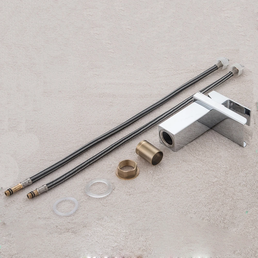 Newly Bathroom Basin Sink Faucet Waterfall Handle Single Hole Mixer Tap Deck Mounted Basin Faucet Torneira Cozinha Mci10