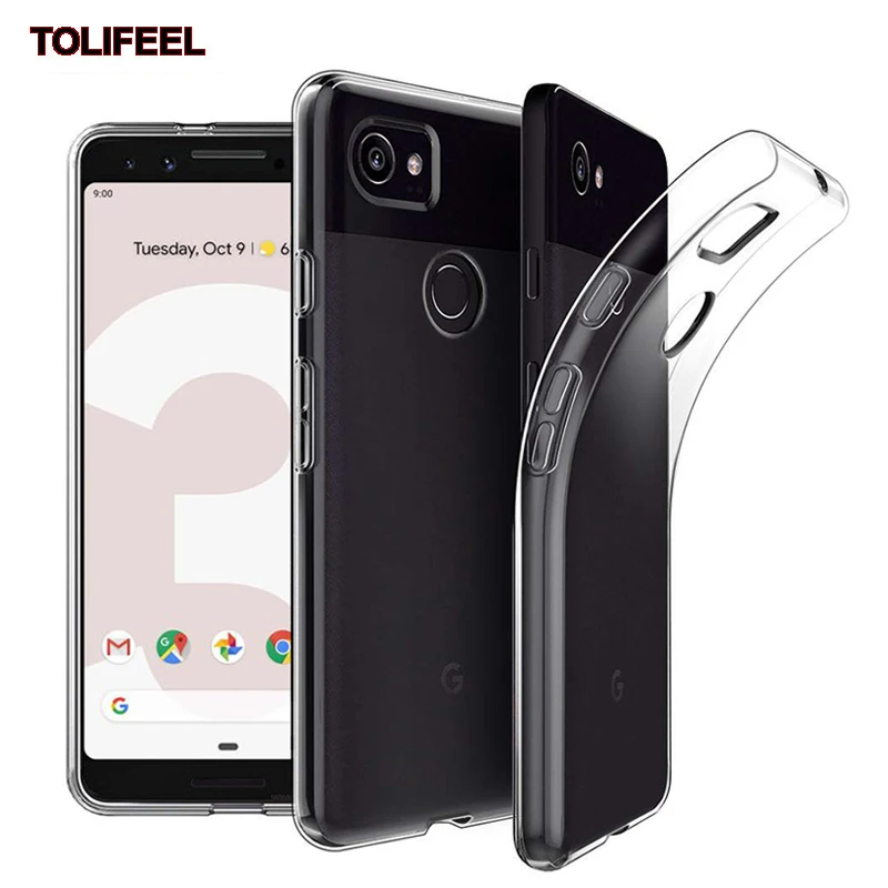 For Google Pixel 3 Pixel3 XL TPU Case Clear Transparent Ultra Thin Soft