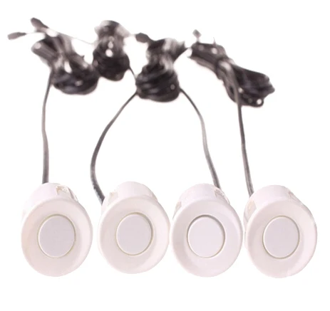 

1Set Car LED Parking Sensor Kit Display 4 Sensors for all cars Reverse Assistance Backup Radar Monitor System IND white