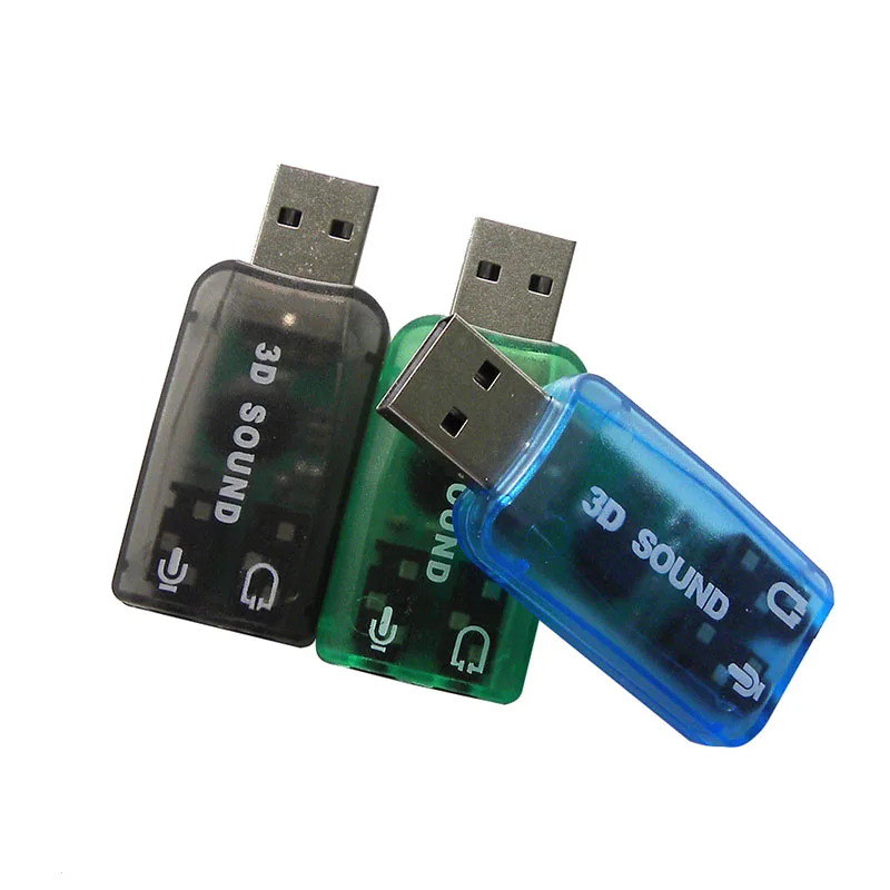 Внешняя звуковая карта USB 5 1 2 0 Звуковой адаптер для микрофона динамика