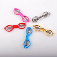 Новые горячие продажи мини складные ножницы 8 шрифт рыболовные ножницы из нержавеющей стали кусачки для ногтей форма очков многофункциональные принадлежности