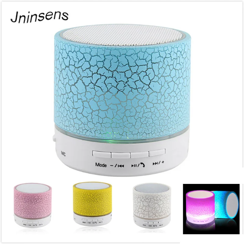 

LED Portable Mini Wireless Bluetooth Speakers With TF USB FM Mic Blutooth Music For Mobile Phone Tablets Bluetooth Device