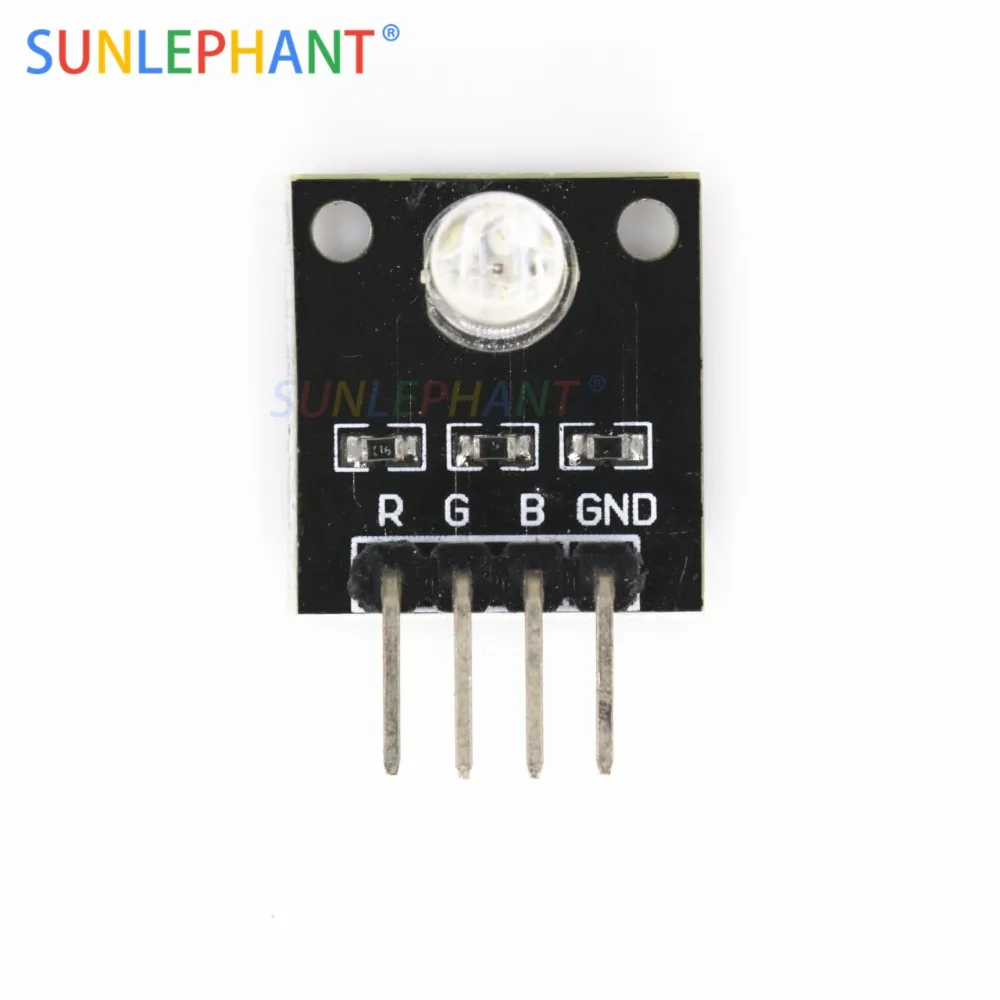 Модуль RGB 4 контакта 3 цвета для Arduno DIY стартовый комплект SUNLEPHANT KY016|Интегральные