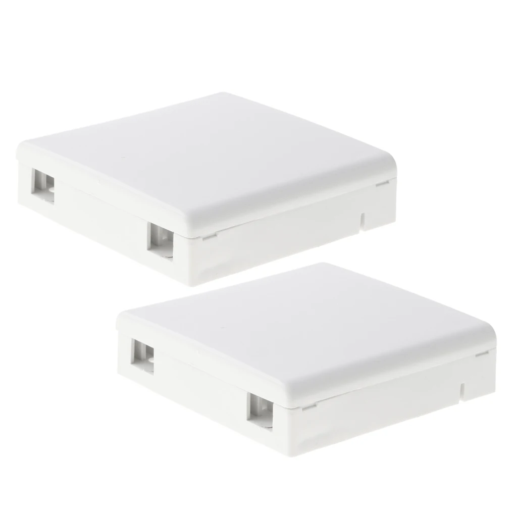 2x SC Fiber Optic Panel Terminal Junction Desktop Box 86 Information Panels 