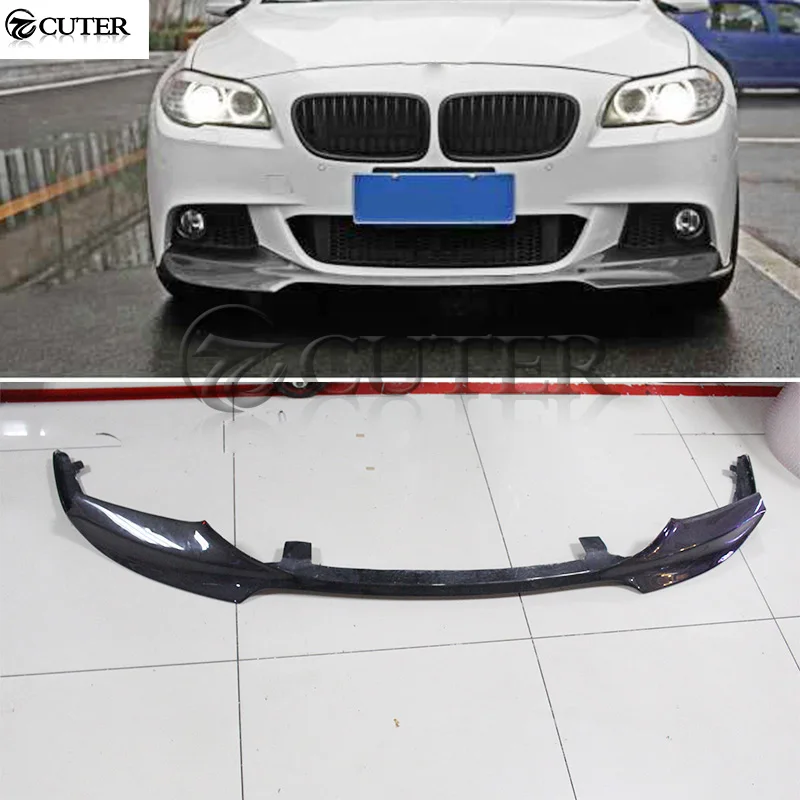 Для BMW F10 5 series 525i 530i M5 M TECH бампер из углеродного волокна передний спойлер