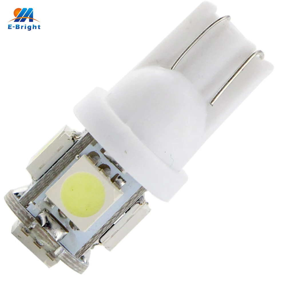 YM E яркий 500 шт. T10 194 168 W5W 12V 24V DC 5050 5 SMD светодиодный светильник просвет лампы для