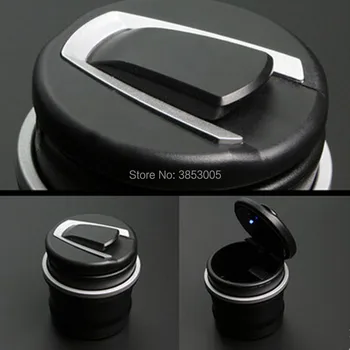 

2018 Latest car styling ashtray with led light accessories for nissan x-trail t32 lifan x60 kia rio 2017 duster renault lancer 9