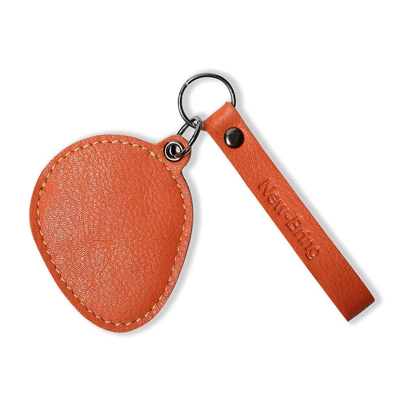 NewBring Кожаный Брелок карта доступа сумка дверь открытый RFID - Цвет: Orange with strap