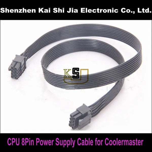 12" CPU Modular 8Pin to 8(4+4) Pin Motherboard Power Supply Cable for Coolermaster V850 V700