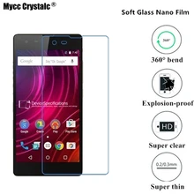 Super thin clear Soft Glass Nano Explosion-proof Screen Protector Film For Infinix X510 HOT 2 Protective film(China)