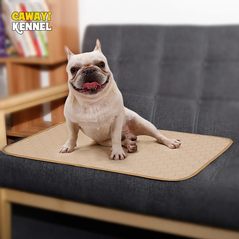 

CAWAYI KENNEL Pet Dog Waterproof Mat Dog Urine Pad Washable Diaper Rabbit Diaper Mat for Pet Dogs Non-slip Mat Pet Supplies