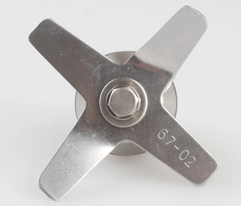 767 800 Stainless Steel Hardened Six Mixing and Cutting TWK-767 TM-800 Blades Knife Ice Crusher Blades Blender Spare Parts 67-02