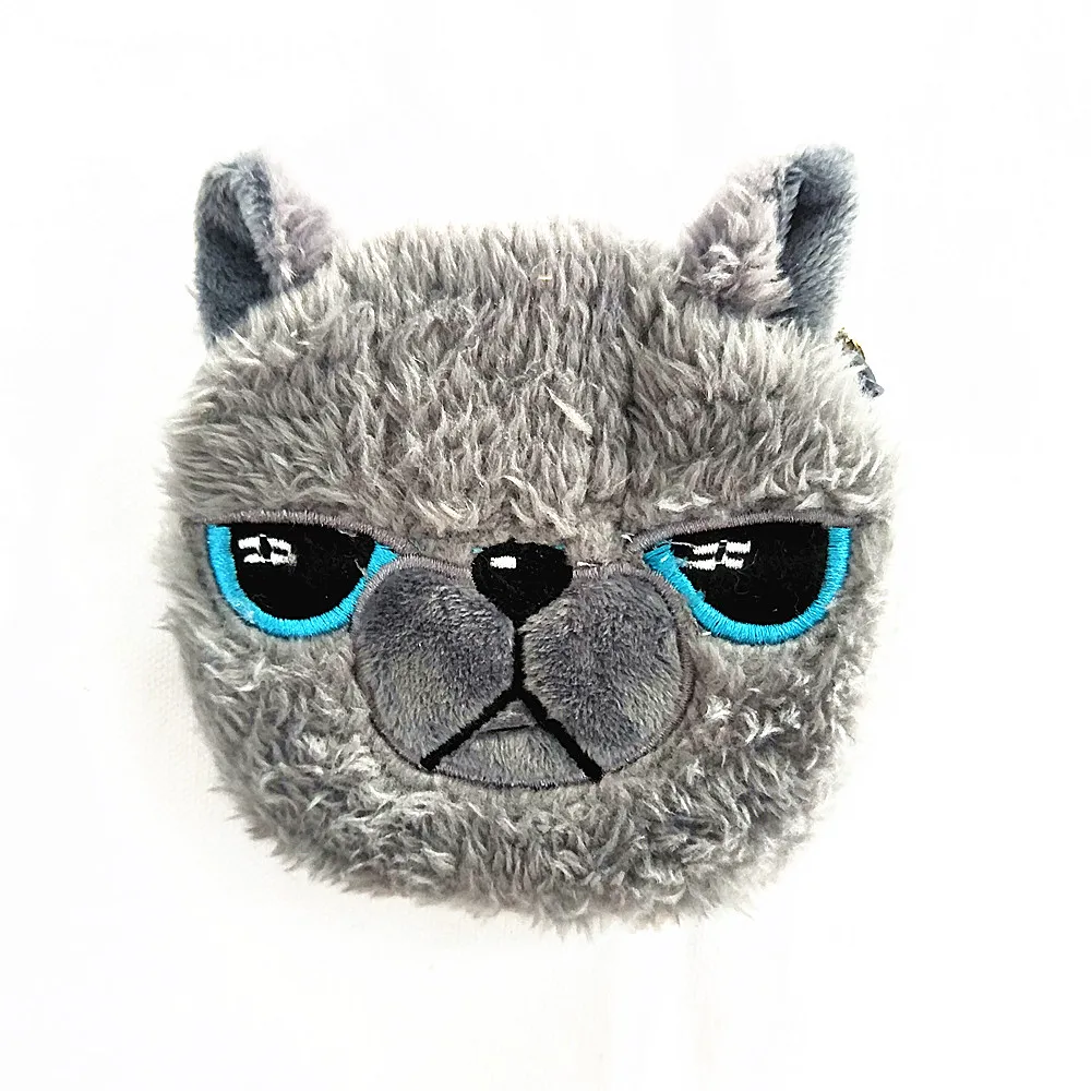 

M016 Cute creative animal series fox rabbit Bear Plush Zero Wallet Coin Purses Women Wallet Girl Student Gift Wholesale
