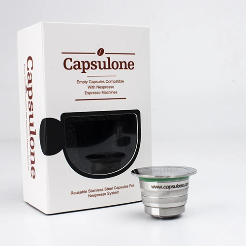 Capsulone STAINLESS STEEL Metal Capsule Compatible Nespresso Machine  Refillable Reusable capsule/gift - AliExpress