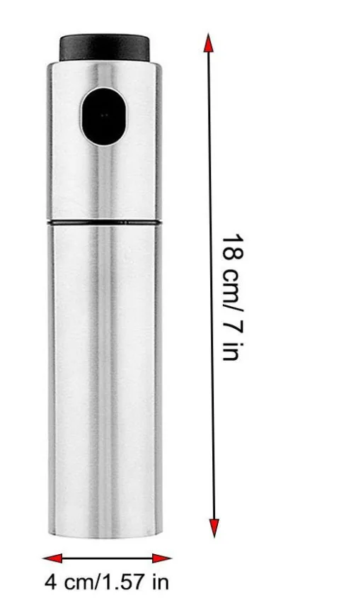 1 шт. бутылка-распылитель для уксуса серебряное жидкое топливо из нержавеющей стали бутылка-соевое масло для соуса бутылка с распылителем для воды кухонный инструмент