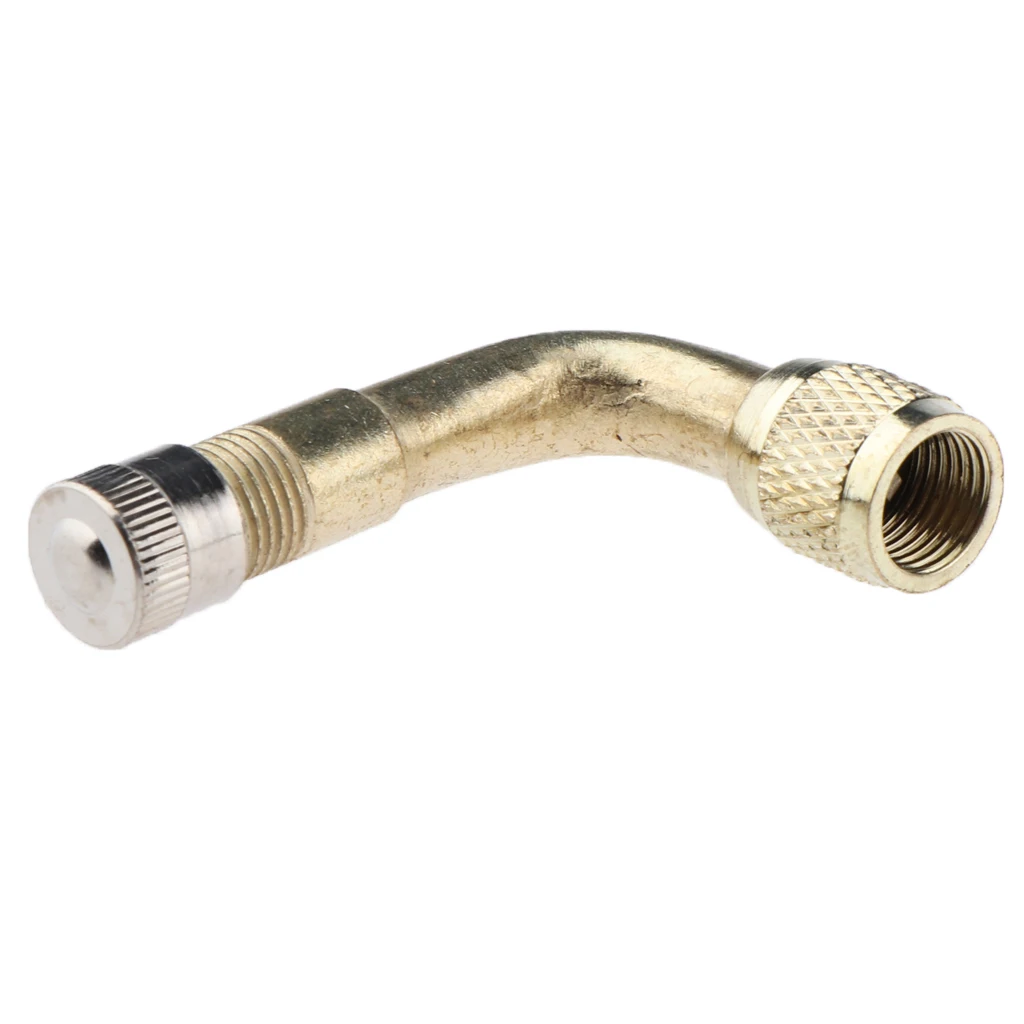45/90/135 Degree Angle Brass Air Tyre Valve Valve Stem With Extension Adapter For Car Truck Motorcycle Etc Built-in Valve Core