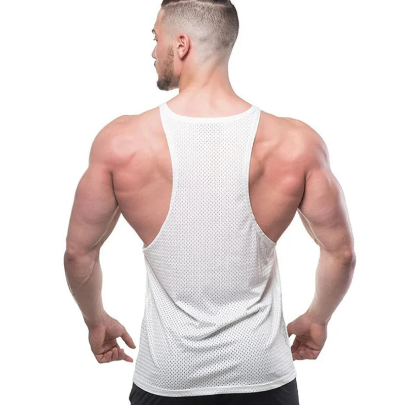 Male Tank Tops gym Undershirt men-6