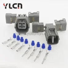 1 комплект 4 Pin Пластиковые мужской женский Авто Водонепроницаемый Электрический разъем автомобиля