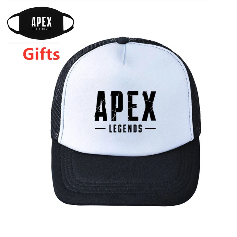 

Mask as Gift Apex Legends baseball cap men women game hip hop Rapper Bboy dancer DJ mesh cap breathable sun hat