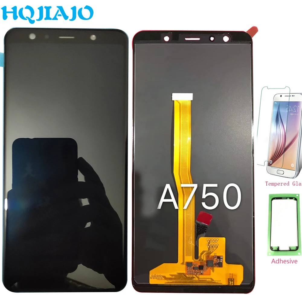 TFT тест для Samsung A750 ЖК дисплей сенсорный экран дигитайзер Galaxy A7 2018 A750F SM A750FN