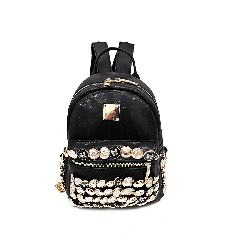

2019 Fashion Women Backpack PU Leather School Girl Bag Bling Flashing Backpacks Women Leisure Travel for Girls Teenage S029