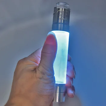 

LED Tube Mod with QP KALI RDA 24mm ACE Chip USAGE Protection High Electrical Conductivity PC Tube fit 18650 battery vape