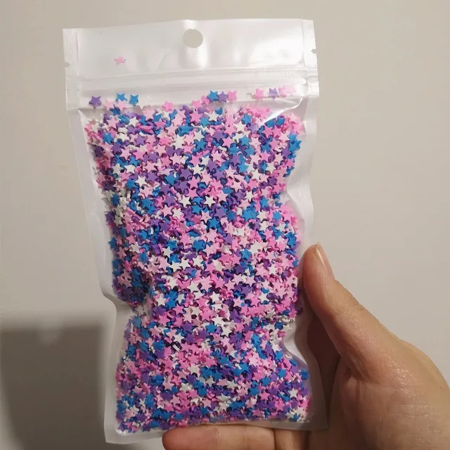 FLA 100g Slime Clay Fake Candy Sweets Sugar Sprinkle Decorations for Fake Cake Dessert Food Particles Decoration Toys 6