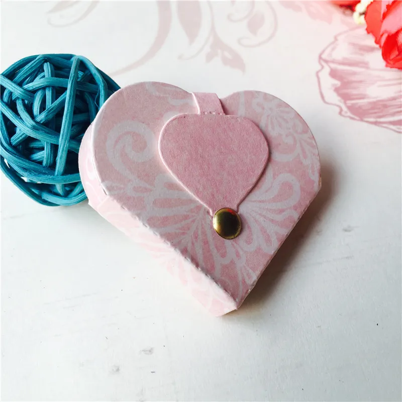 

Heart Box Metal Cutting Dies for Scrapbooking DIY Photo Album Embossing Folder Paper Card Making Decorative Supplies Crafts