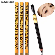 Макияж бренд карандаш для бровей 5 цветов Водонепроницаемый бровей подводка для глаз стойкий eyebrwo enhancer корейская косметика с щеткой для бровей