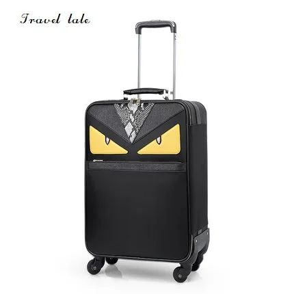 

Travel tale high quality fashion little monster 20/24 size Oxford Rolling Luggage Spinner brand Travel Suitcase