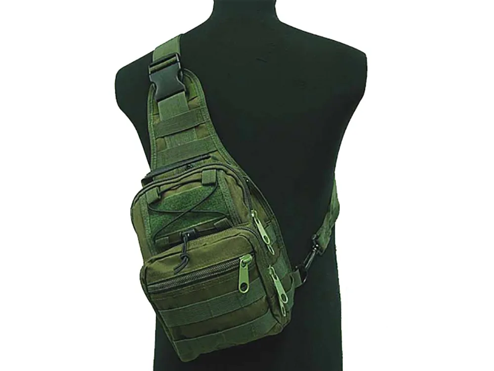 Tactical Molle Utility 3 Ways Shoulder Sling Pouch Backpack Chest Bag ...