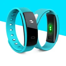 Smartch QS80 Blood Pressure Smart Wristband Watches Bracelet Heart Rate Monitor Fitness Sport Tracker Band for IOS Android