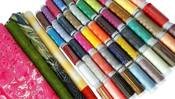 

50 Colors/Set Assorted Multi-colour DIY Spools Polyester Sewing Threads DTT88