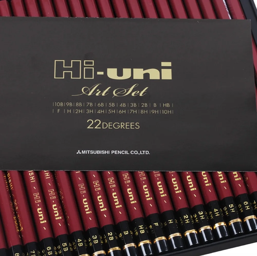 Япония UNI HI самые передовые карандашный рисунок для рисовать 22 Тип твердость