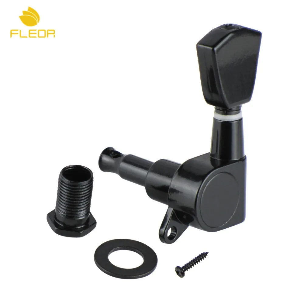 FLEOR 3L3R черная запечатанная гитара тюнинг ключи колышки машины головки тюнеры 3R3L