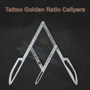 

Tattoo Eyebrow Ruler Stainless steel Golden Ratio CALIPERS Permanent Makeup Symmetrical tool eyebrow divider