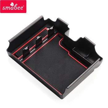 

smabee Armrest Box Storage For Land Rover Evoque 2014 2015 2016 2017 Interior Accessories Stowing Tidying ABS+PVC