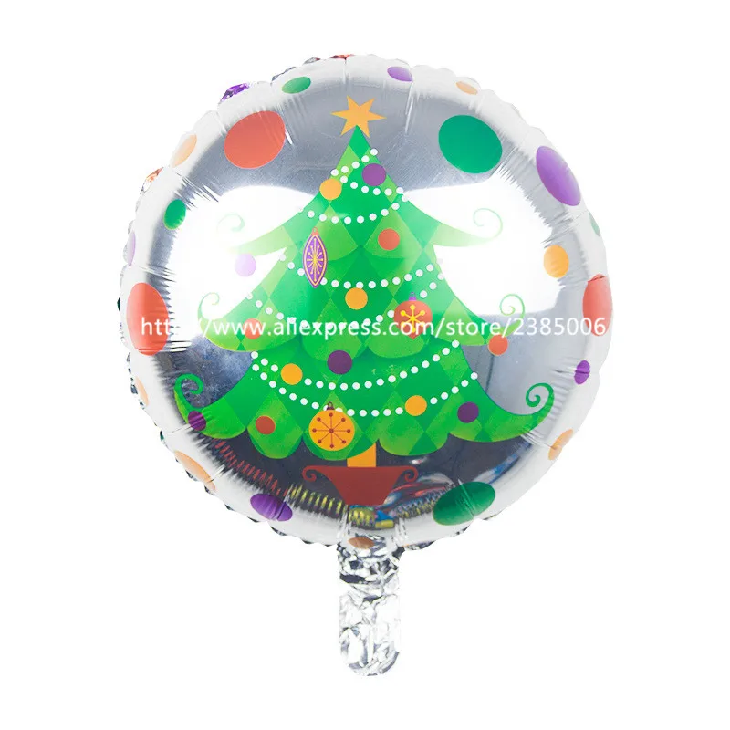 Шары воздушные из фольги Санта Клаус 45 х45 см 50 шт./лот|foil balloons|globos airefoil globos |