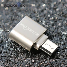 Rocketek micro usb 2,0 type c otg телефон мини-считыватель карт памяти адаптер алюминиевый кардридер для micro SD/TF microsd ноутбука