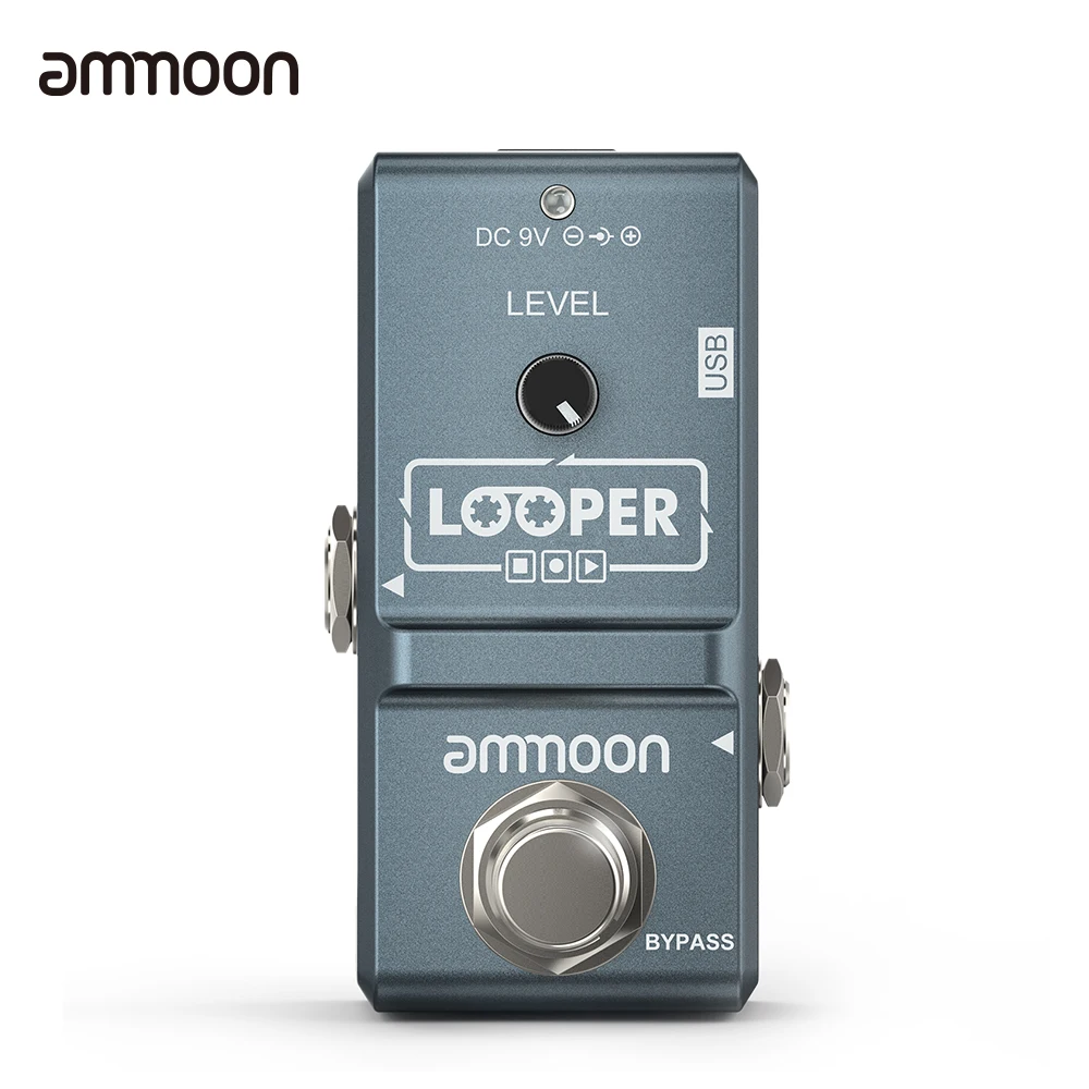 Ammoon AP 09 Looper гитарная педаль серии Nano петля эффектов для электрогитары настоящий