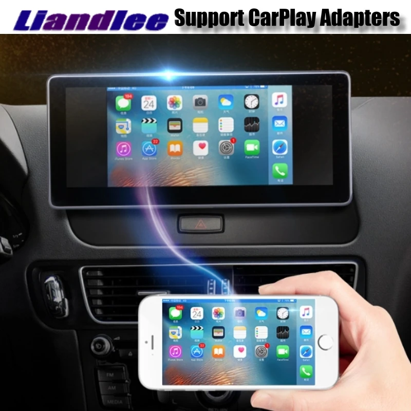 For Audi Q5 Q5L FY 2018 Liandlee Car Multimedia 1G2G RAM CarPlay 10.25 inch WiFi GPS MAP Radio Original System Navigation NAVI 6